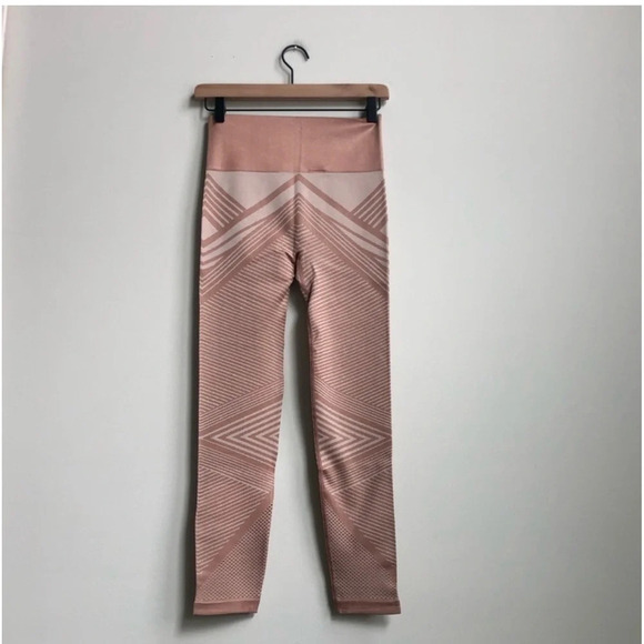 New Good American Seamless Leggings Dusk Geo print contouring geometric print - Picture 12 of 13